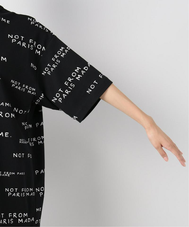 【DROLE DE MONSIEUR / ドロールドムッシュ】Slogan オーバーサイズTシャツ