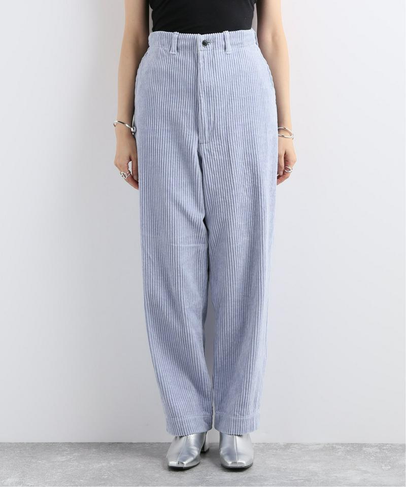 【 e.sen /イーセン】Light blue corduroy：パンツ