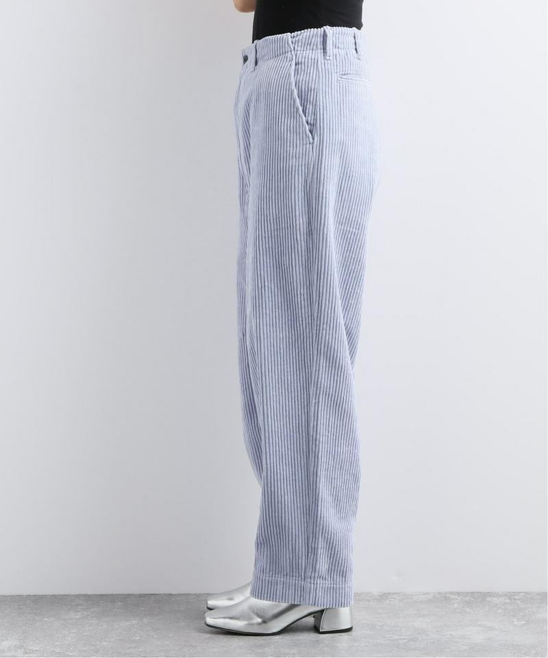 【 e.sen /イーセン】Light blue corduroy：パンツ