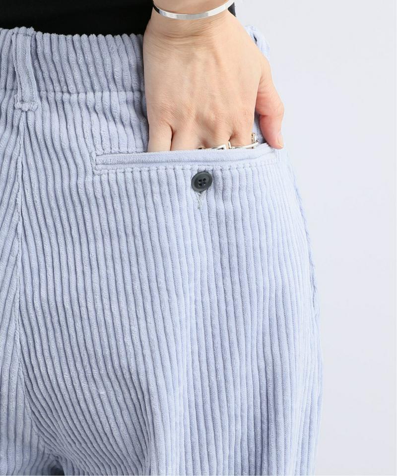 【 e.sen /イーセン】Light blue corduroy：パンツ