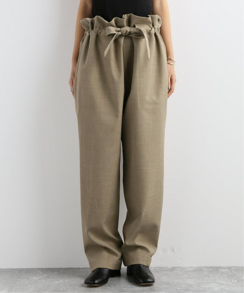 【LE17SEPTEMBRE/セプテンバー】WOOL DRAWSTRING TROUSERS:パンツ