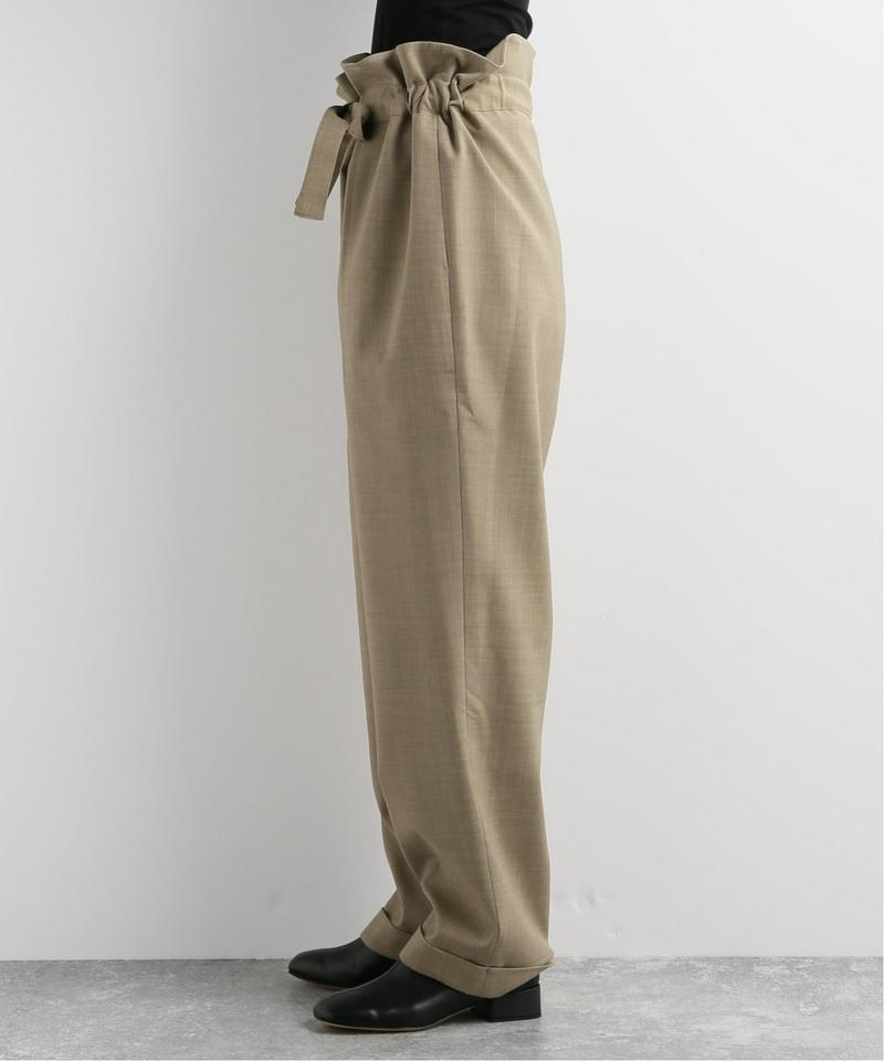【LE17SEPTEMBRE/セプテンバー】WOOL DRAWSTRING TROUSERS:パンツ