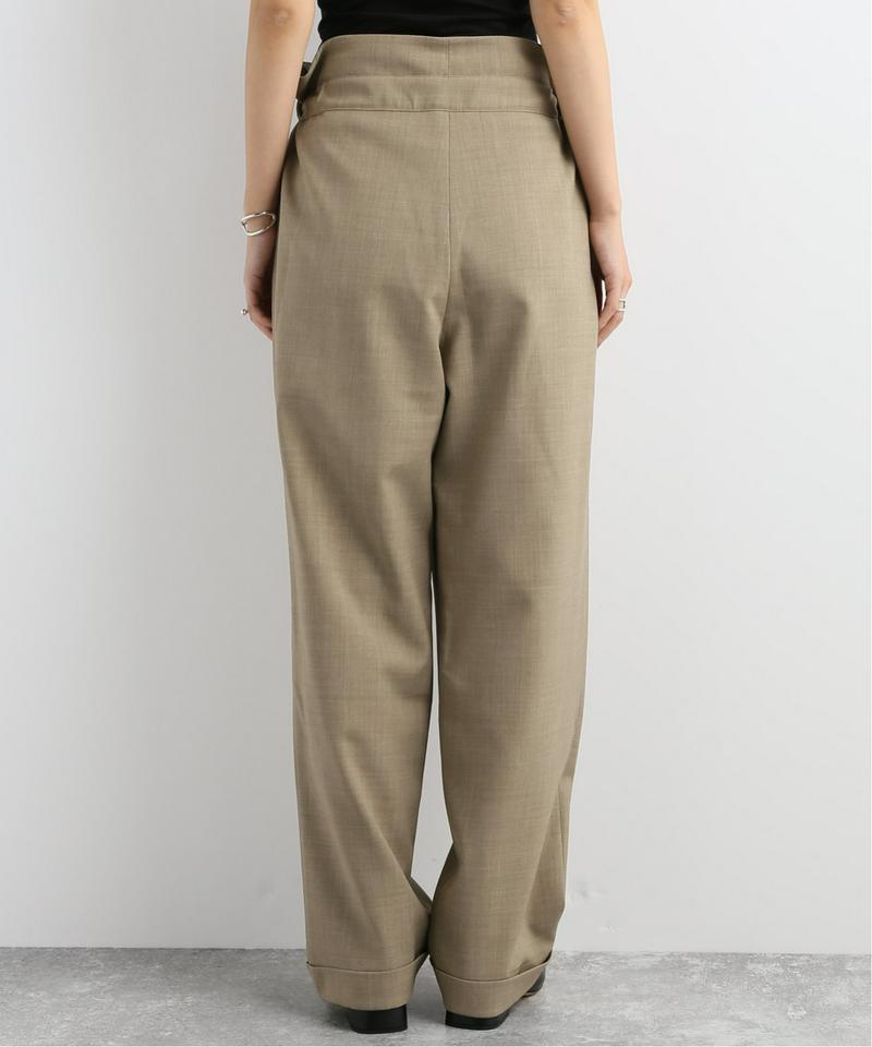 【LE17SEPTEMBRE/セプテンバー】WOOL DRAWSTRING TROUSERS:パンツ
