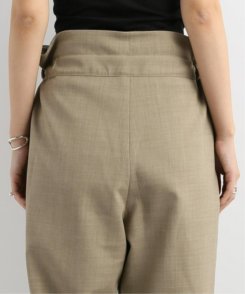 【LE17SEPTEMBRE/セプテンバー】WOOL DRAWSTRING TROUSERS:パンツ