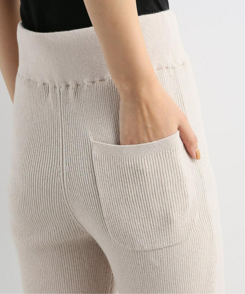 【NEU】リブフレアパンツ