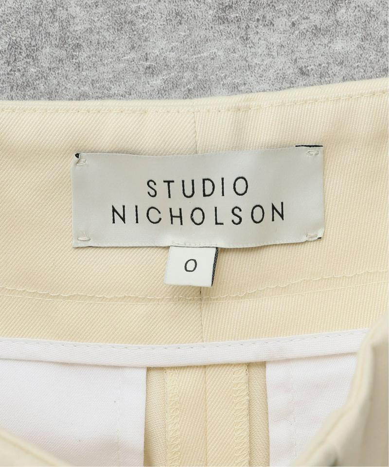 【STUDIO NICHOLSON/スタジオ ニコルソン】PEACHED TWILL PANTS：パンツ