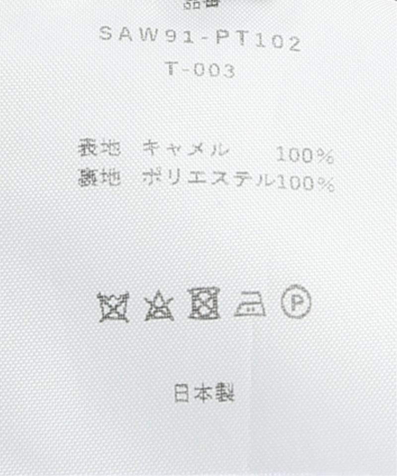 【SEEALL / シーオール】STRAIGHT LEG VELCRO PANTS:パンツ