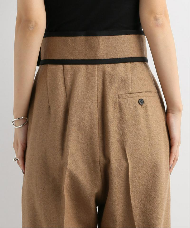 【SEEALL / シーオール】STRAIGHT LEG VELCRO PANTS:パンツ