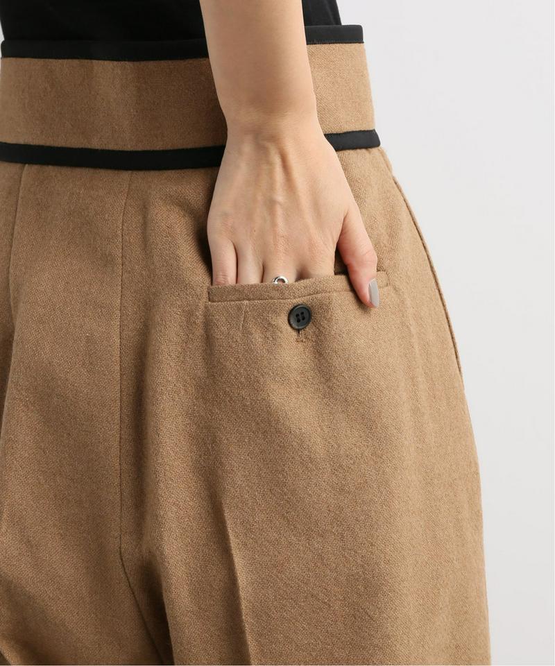 【SEEALL / シーオール】STRAIGHT LEG VELCRO PANTS:パンツ