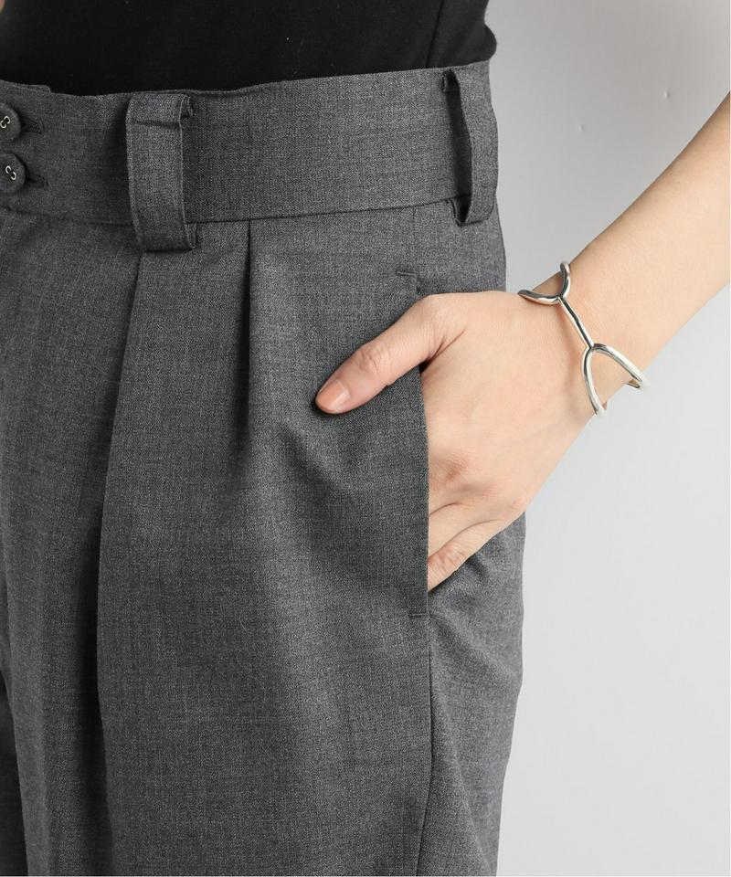 【HOLIDAY/ホリデイ】WOOL TUCK PANTS:パンツ