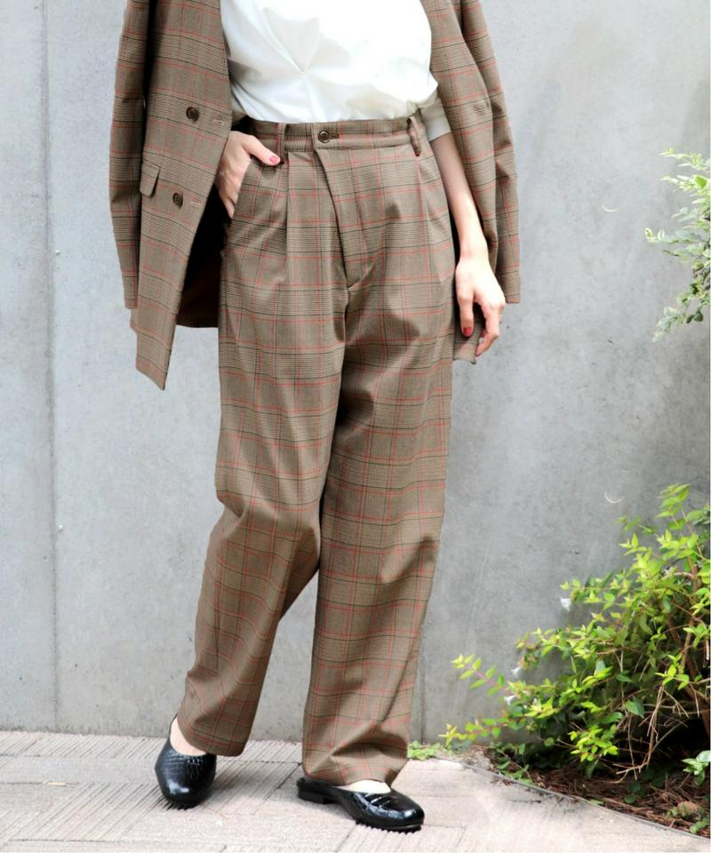 《WEB限定》JS+eTRチェックパンツ