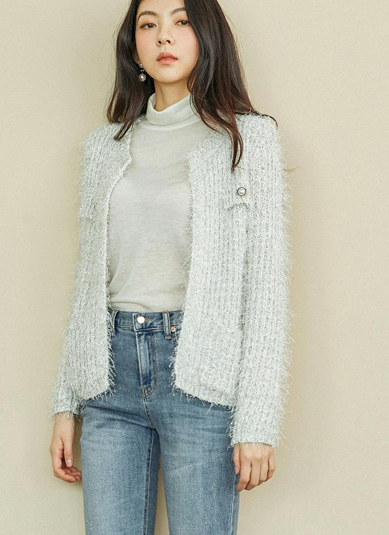 グリッターオープンジャケット