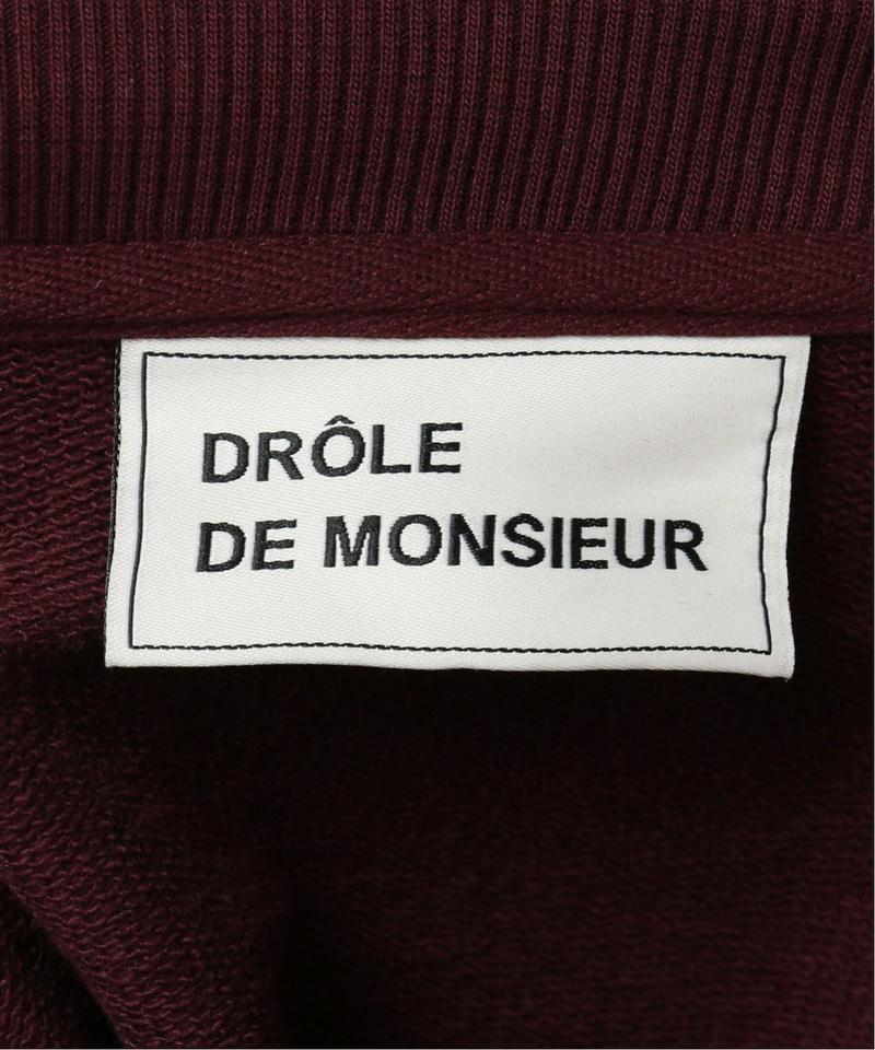 【DROLE DE MONSIEUR / ドロールドムッシュ】Paneled Sloganスウェット