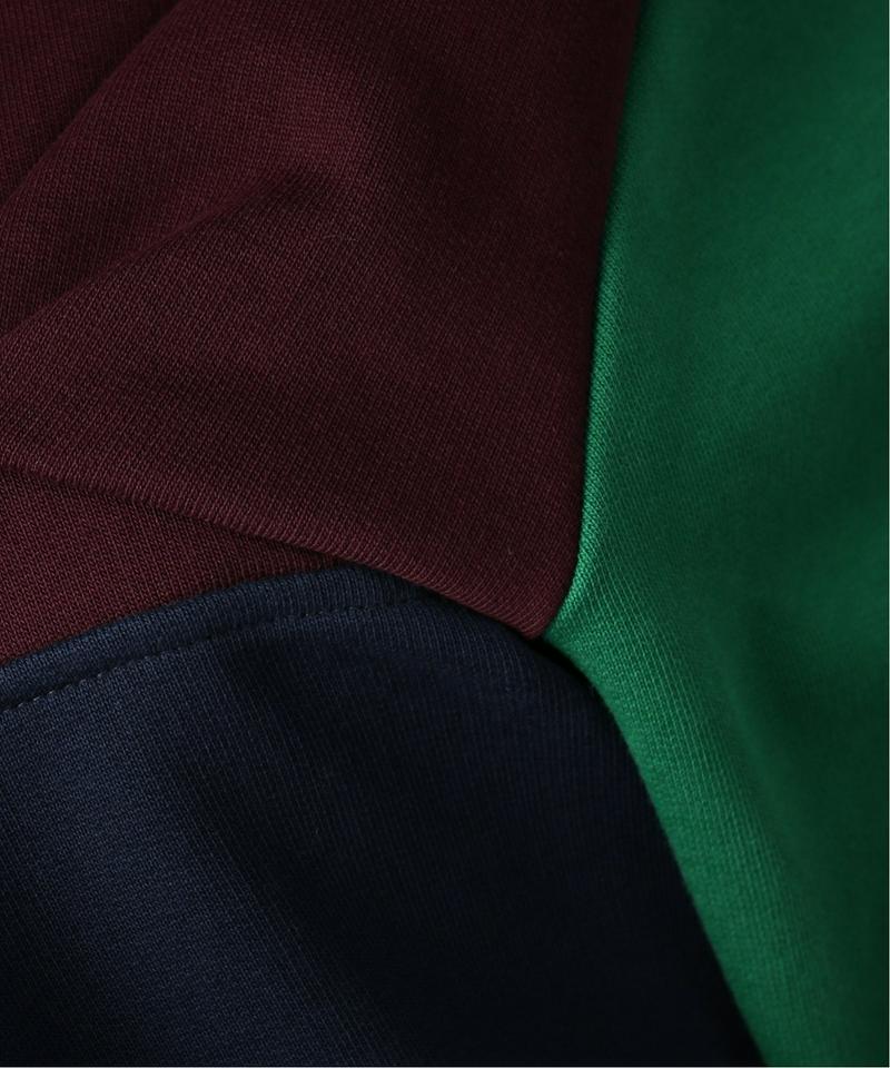 【DROLE DE MONSIEUR / ドロールドムッシュ】Paneled Sloganスウェット