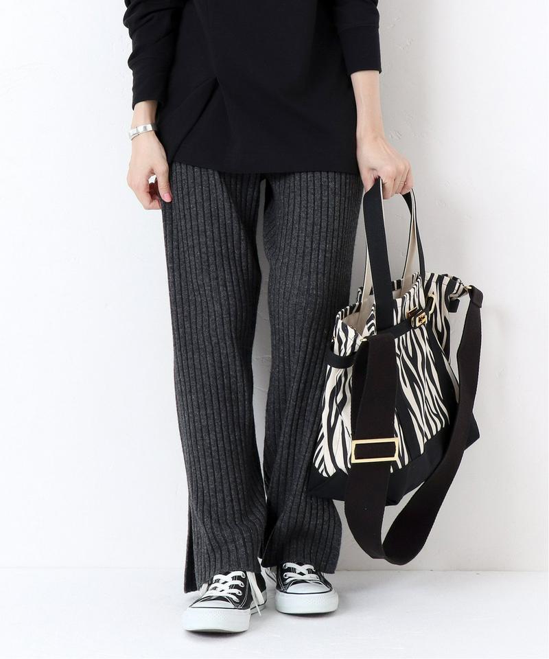 《WEB限定》JS+eウールリブパンツ◆
