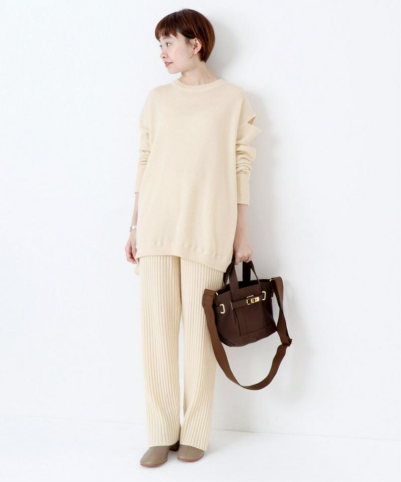 《WEB限定》JS+eウールリブパンツ◆