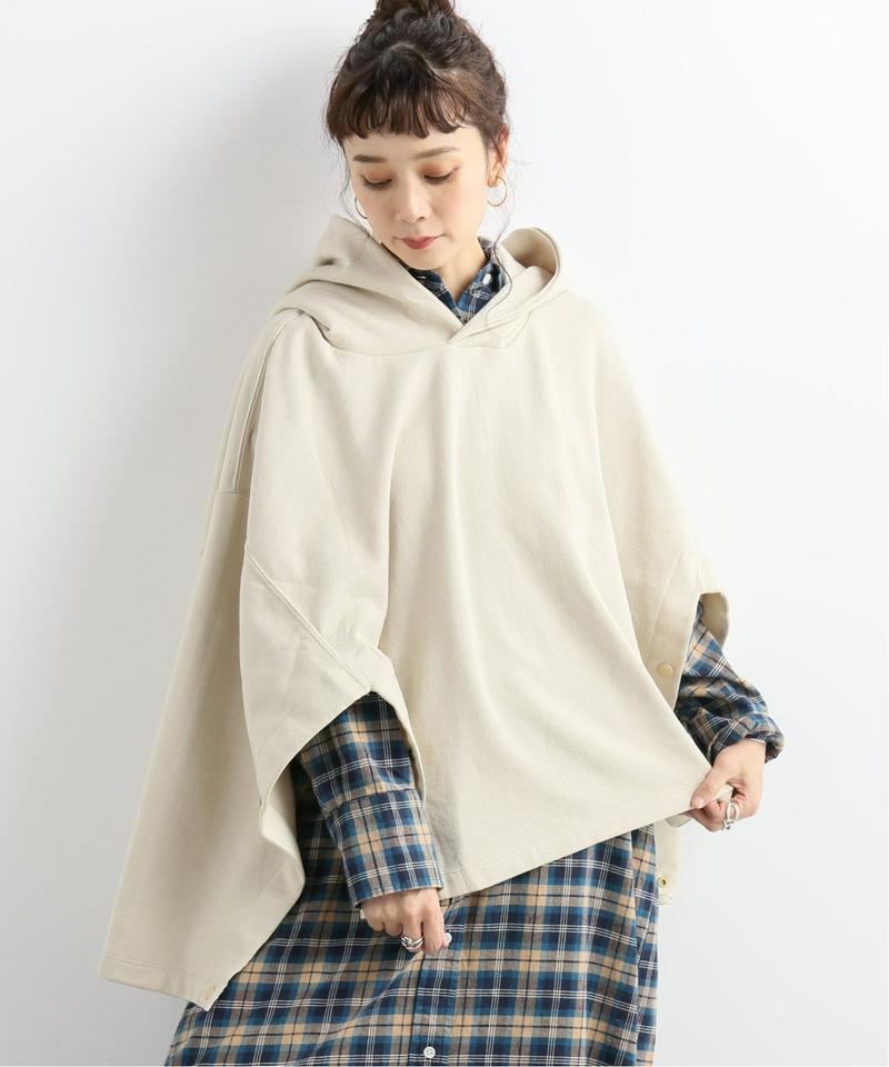 【 PRE_ 】PONCHO SNAP HOOD:ポンチョ