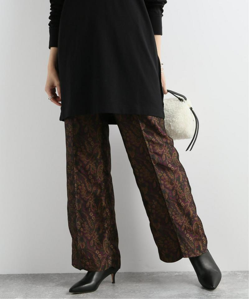 【QUWAGI/クワギ】FLARE WIDE PANTS：パンツ