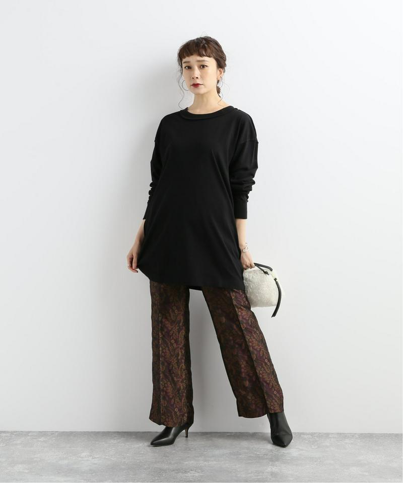 【QUWAGI/クワギ】FLARE WIDE PANTS：パンツ