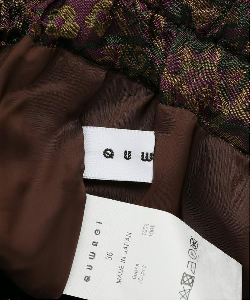 【QUWAGI/クワギ】FLARE WIDE PANTS：パンツ