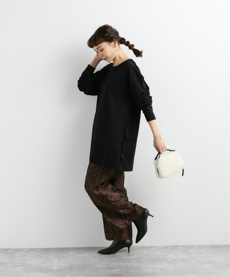 【QUWAGI/クワギ】FLARE WIDE PANTS：パンツ