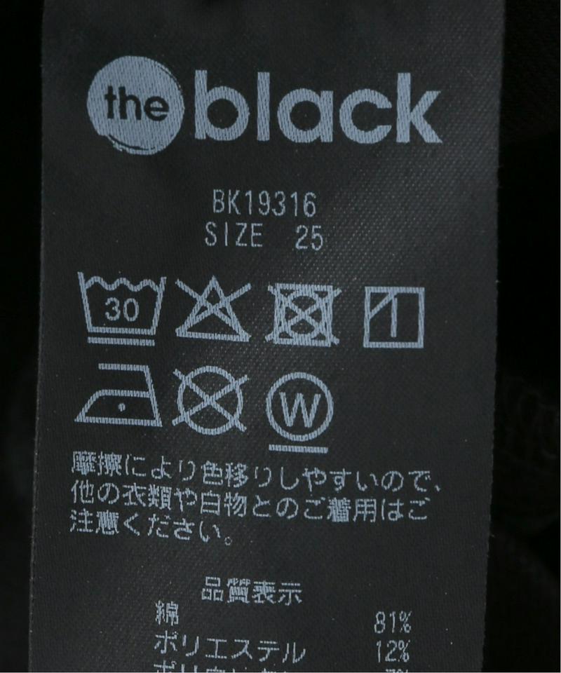 【THE BLACK 】NEEDLE ISKO9.5 OZ:パンツ