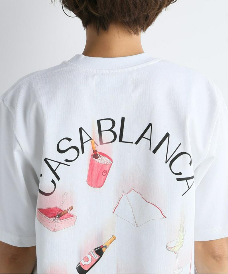 【CASABLANCA/カサブランカ】 Falling 001：Tシャツ