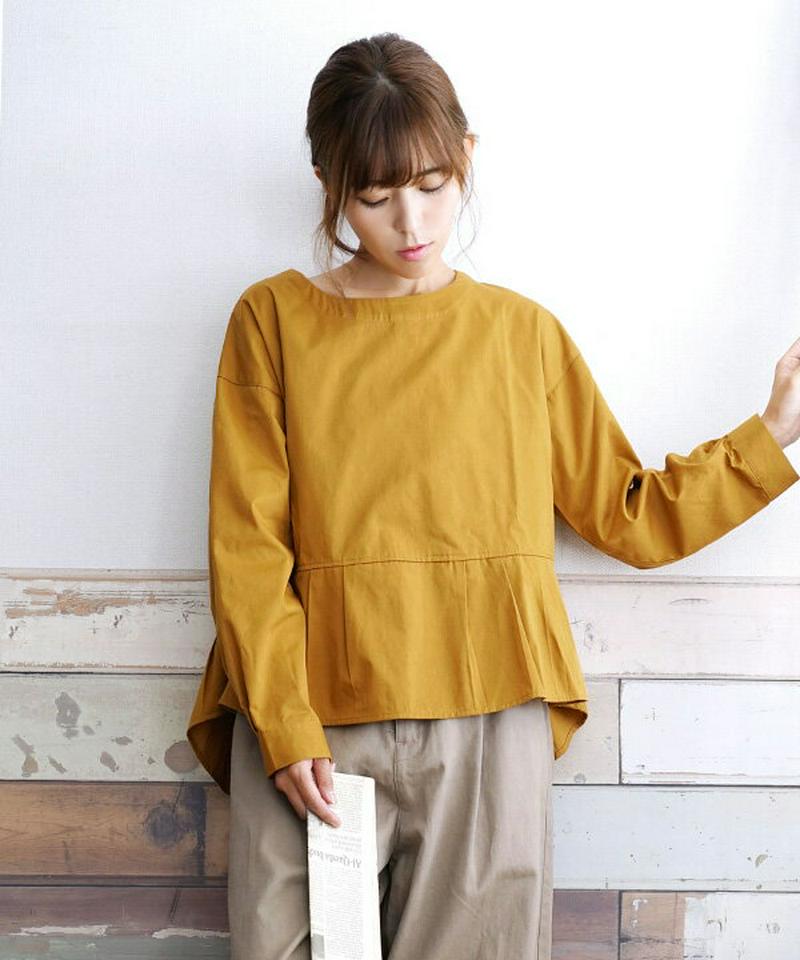 ブラウス / ゆったりフレアな ペプラムブラウス レディース トップス シャツ シャツブラウス プルシャツ プルブラウス プルオ