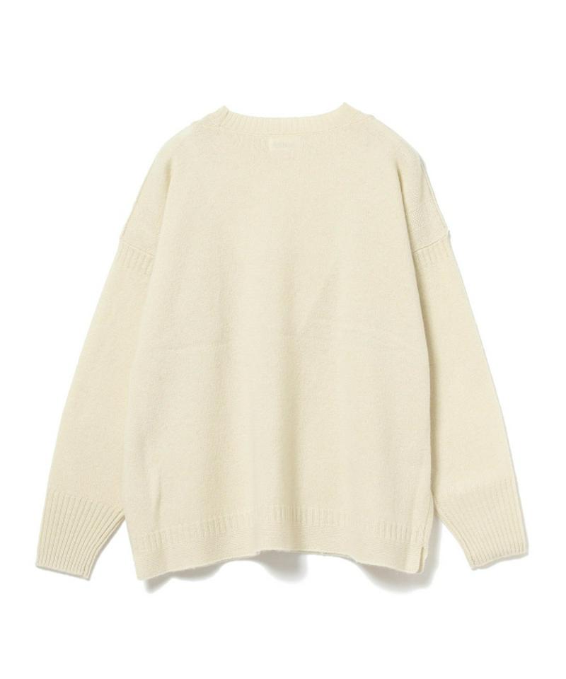 BEAMS BOY / 7ゲージ ビッグ ガンジー ニット