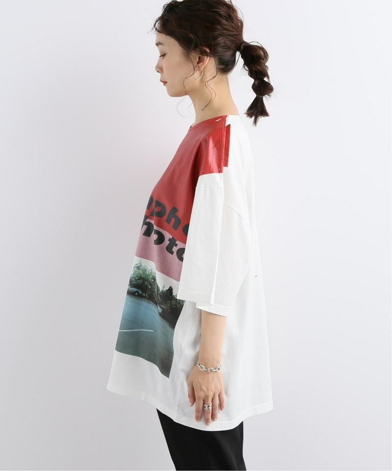 【UN PORTABLE／アン ポータブル】PHOTOGRAPHY CAR:Tシャツ