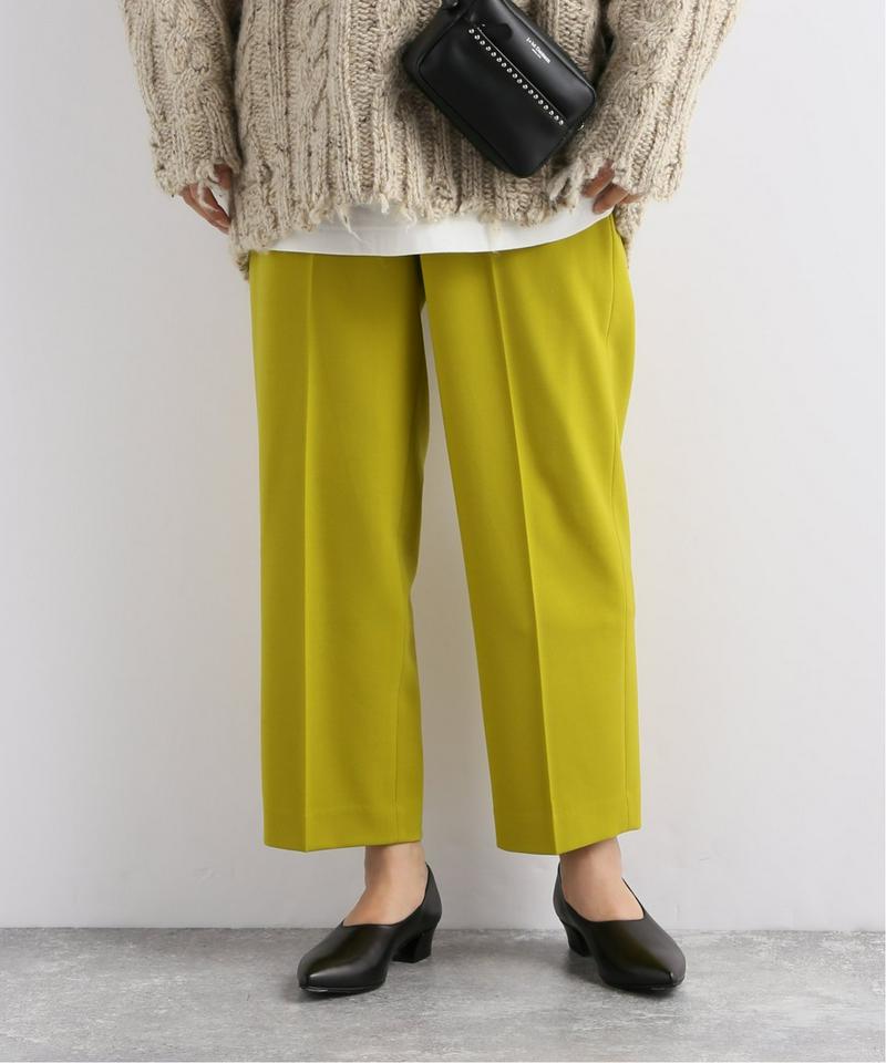 ハイツイストウールクロップドパンツ