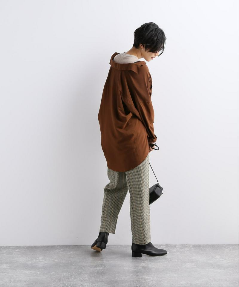 ハイツイストウールクロップドパンツ