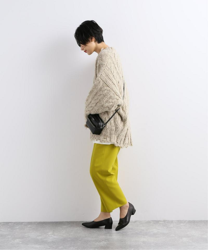 ハイツイストウールクロップドパンツ