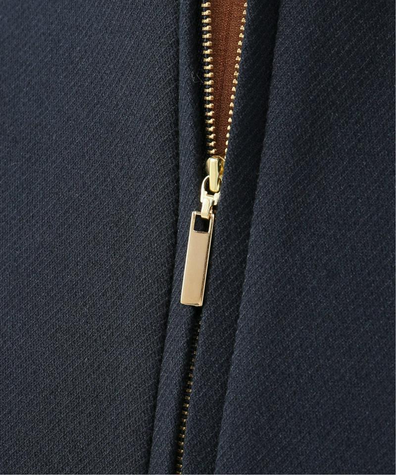 ストレッチツイル Zipブルゾン◆