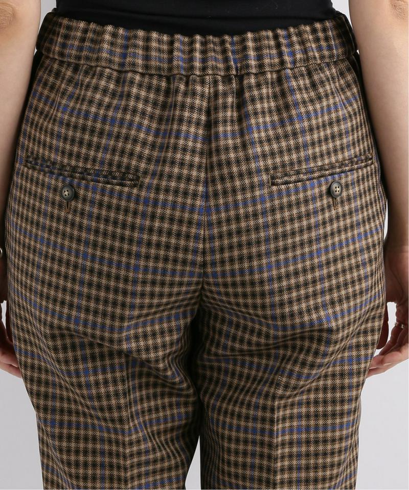 ウールライクツイルテーパードパンツ