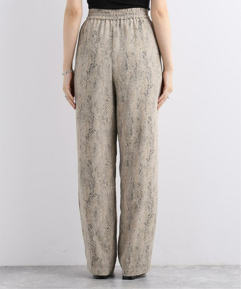 【CLANE/クラネ】PYTHON LOOSE PANTS:パンツ