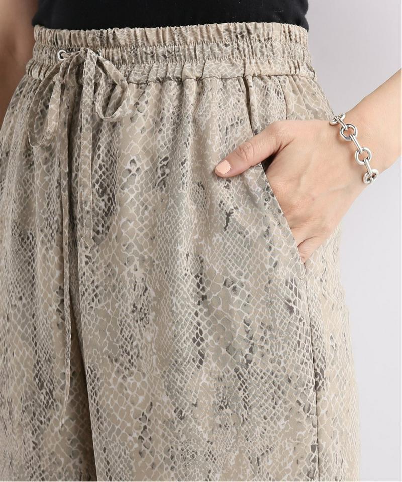 【CLANE/クラネ】PYTHON LOOSE PANTS:パンツ