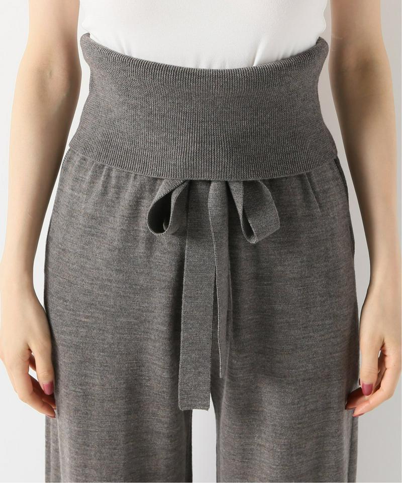 IENA LA BOUCLE VICTORIA ニットパンツ◆