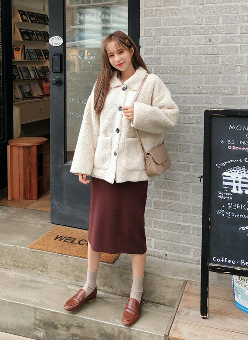 ボアシングルジャケット