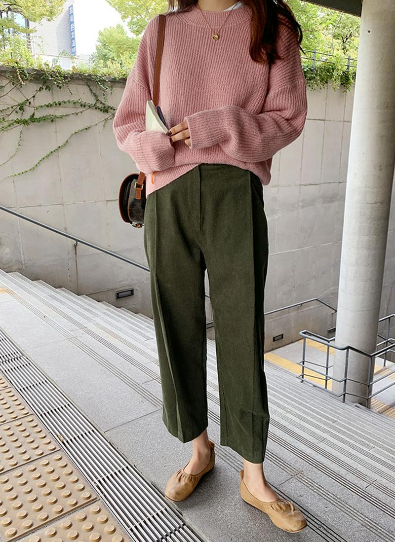 ワイドコーデュロイパンツ