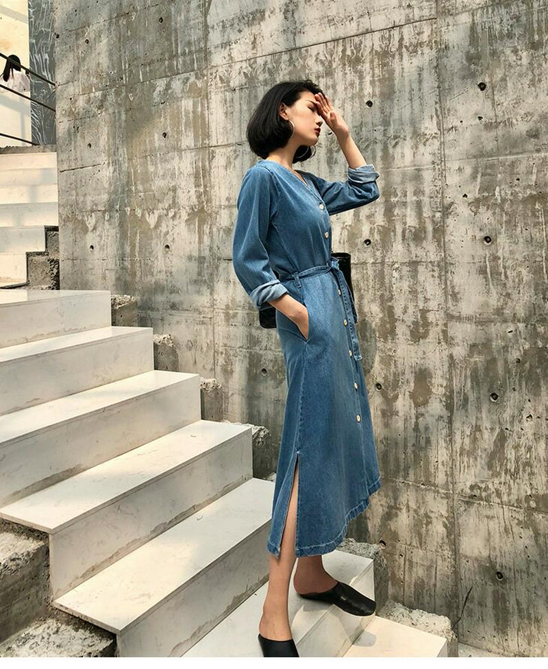 ワンピース レディース マキシ丈 ロング丈 おしゃれ 可愛い 2019秋冬新作 M/L/XL 【2912-ssb】【予約販売：1
