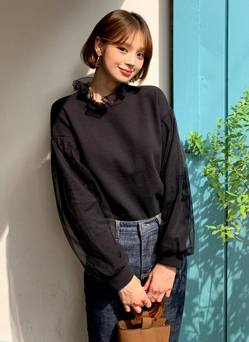 メッシュポイントTシャツ・全2色