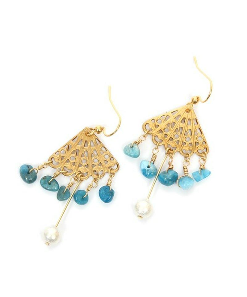 K14GFアパタイトサザレピアス