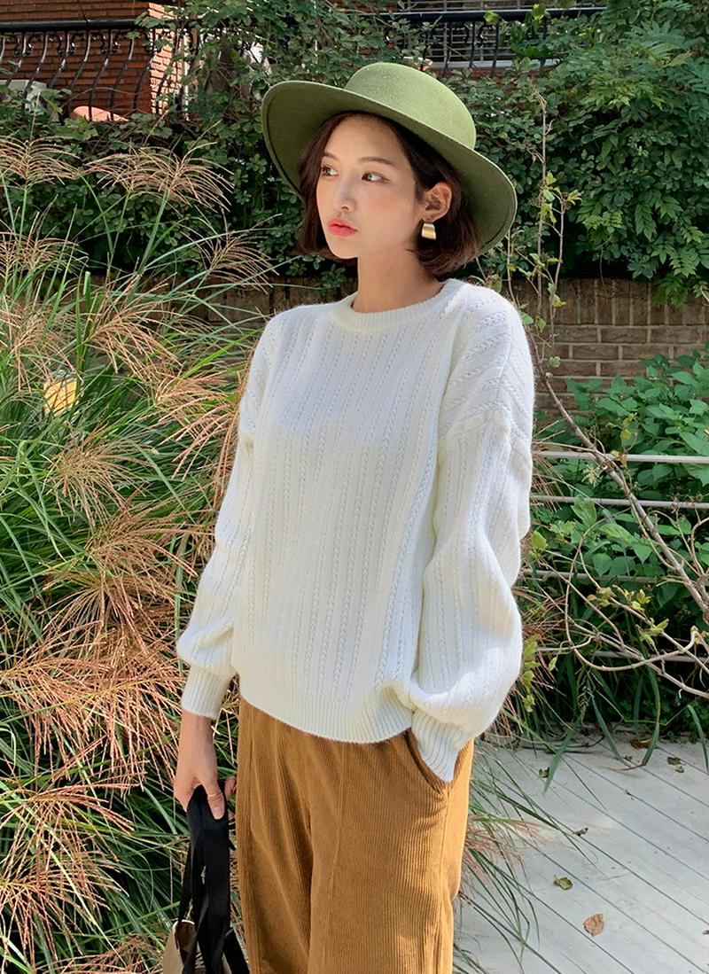 シアーラインニット・全3色