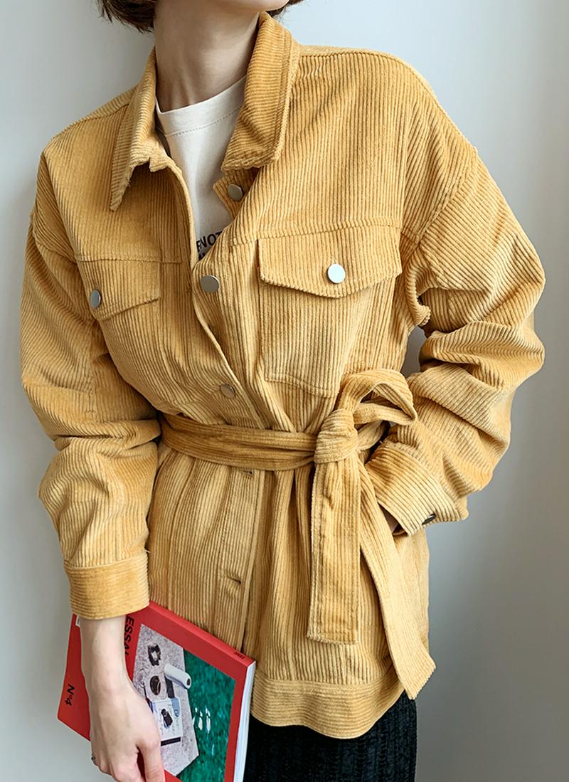 ストラップSETコーデュロイジャケット・全2色