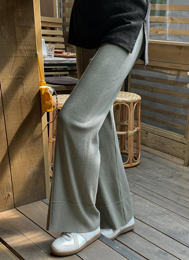 ワイドニットパンツ