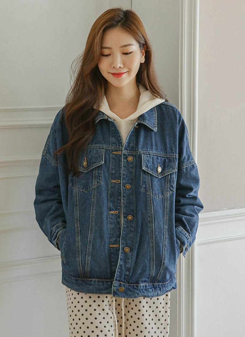 ルーズフィットデニムジャケット