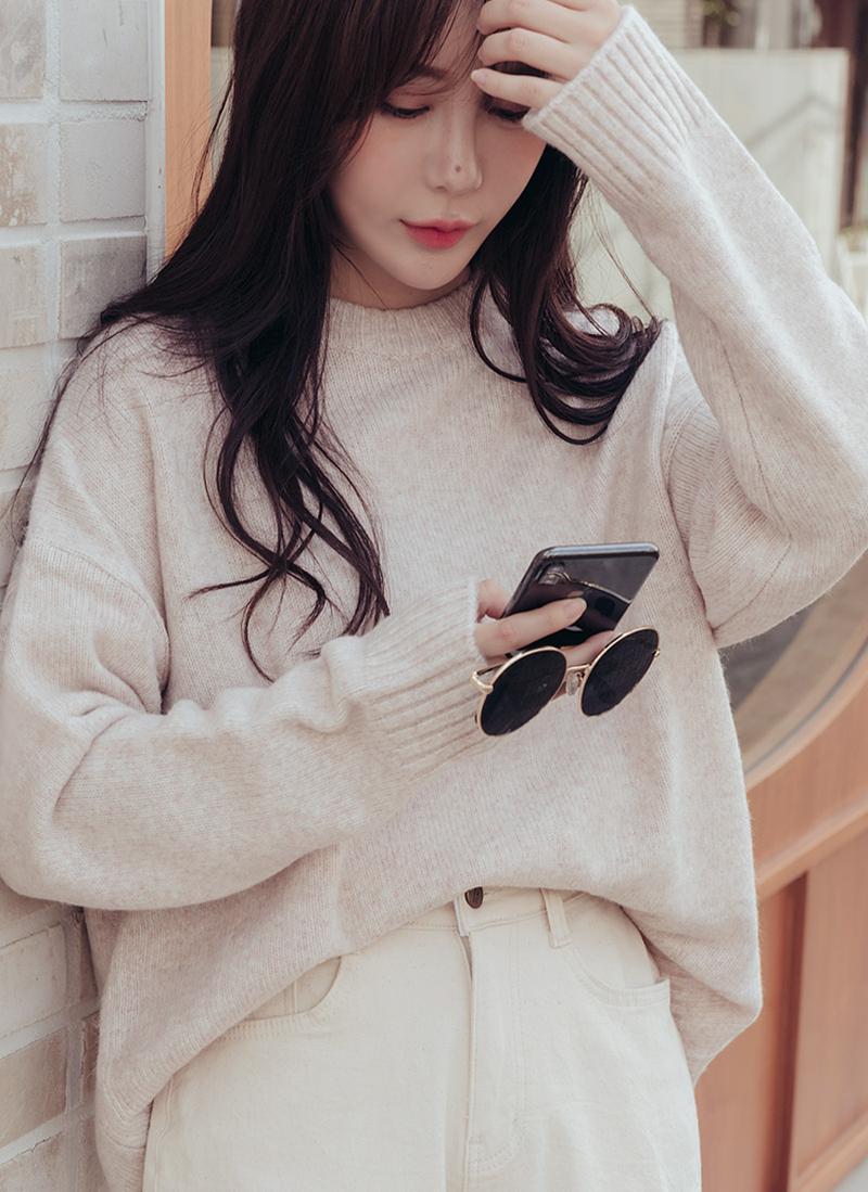 カシミヤブレンドニット