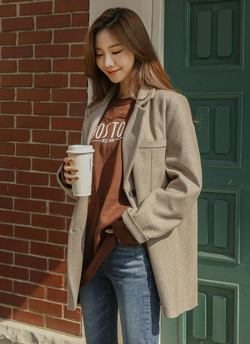 ヘリンボーンジャケット