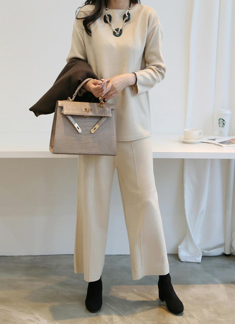 アクリルニット上下SET